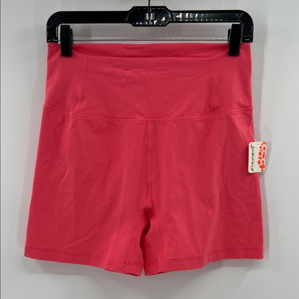 Free People Movement Women's Never Better Bike Shorts - Hibiscus - Large - NWT